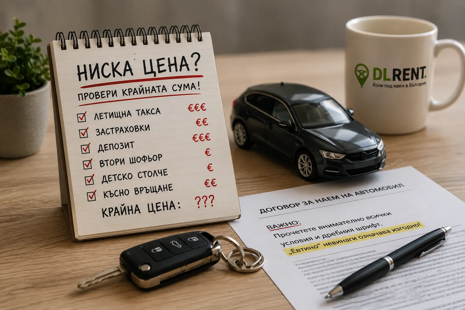 Как rent-a-car компаниите ви подвеждат с "евтини" цени?